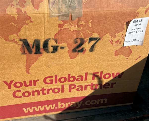 8 Units - Unused Bray Series 752, 8" Bidirectional Perimeter Seat Knife Gate Valve)